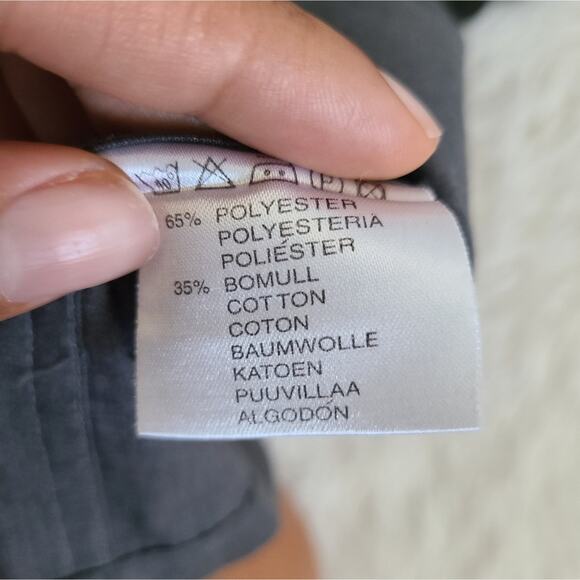 Conwell For Men Gray H&M Hook And Loop Dress Shirt Size Small - Picture 5 of 9